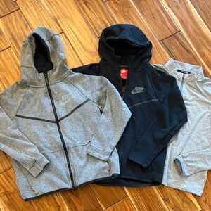 Nike Kids' Gray and Black Jackets